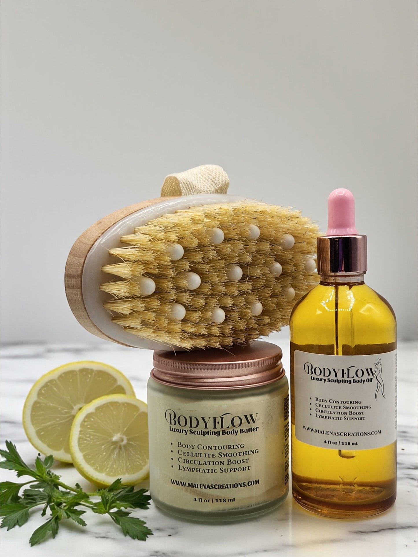 BodyFlow Sculpting Body Set | Natural Cellulite & Lymphatic Support