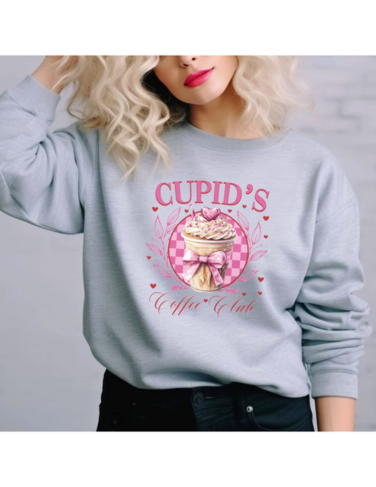Cupid's Coffee Club Crewneck Sweatshirt
