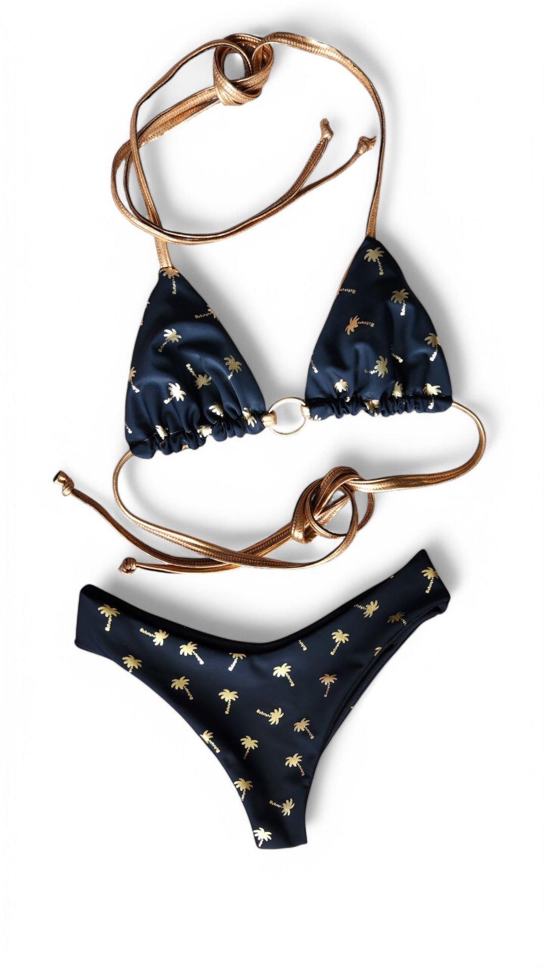 Palm Beach Reversible Bikini Triangle Top & Palm Beach Reversible Cheeky Bikini Bottoms