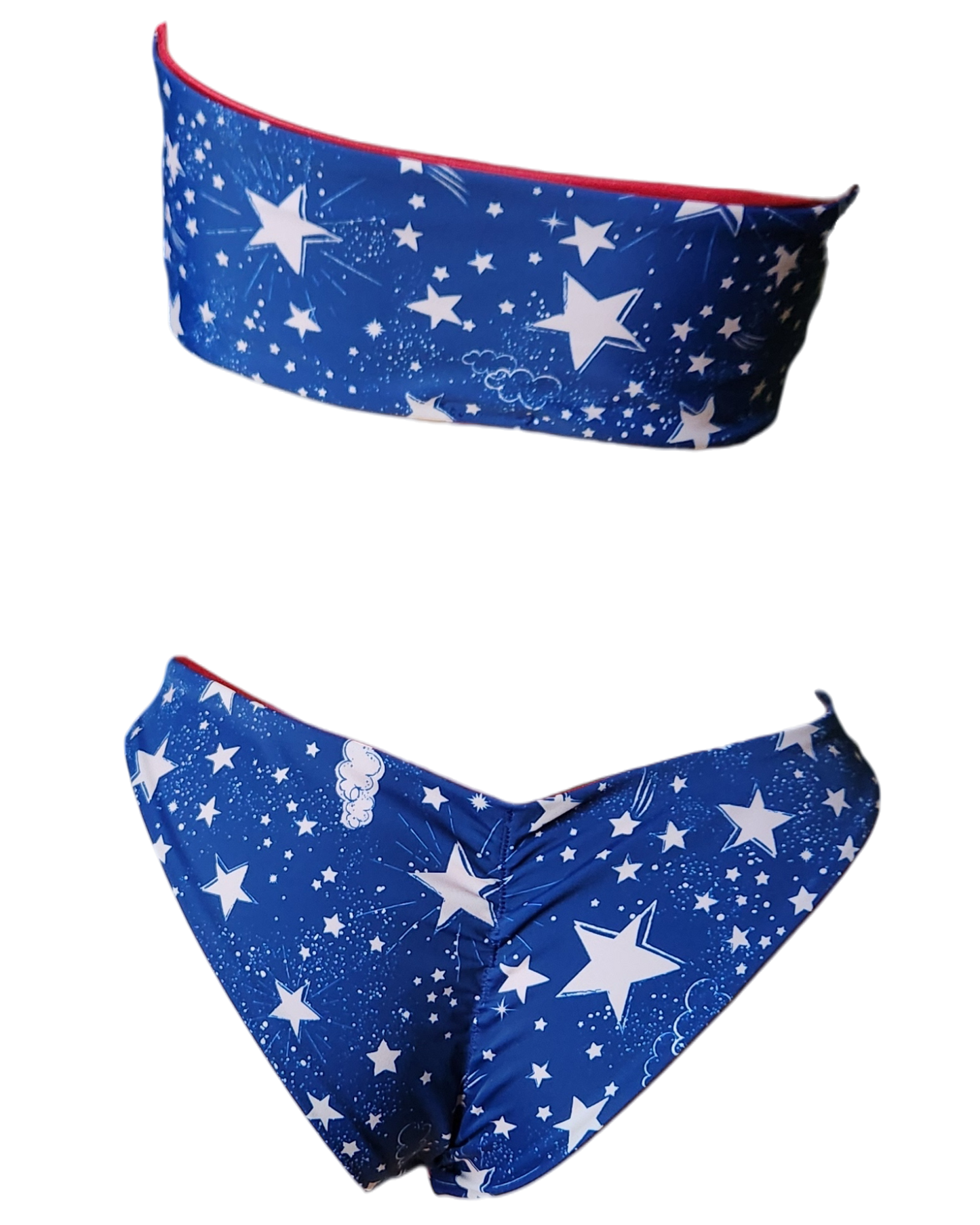 Party in the USA Reversible Vida Tube Top & Cheeky Bottom Set - Get Fit Addicted