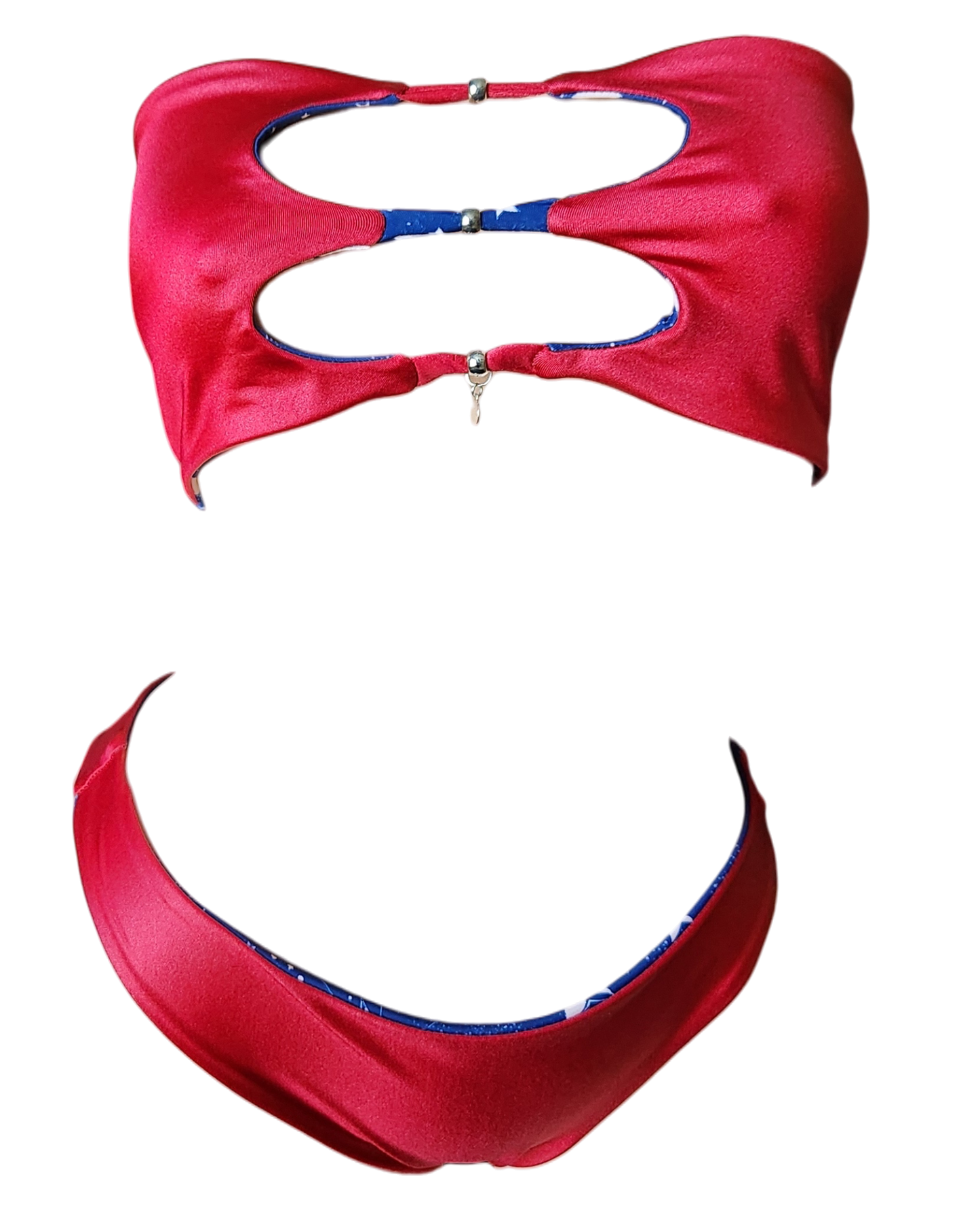 Party in the USA Reversible Vida Tube Top & Cheeky Bottom Set - Get Fit Addicted