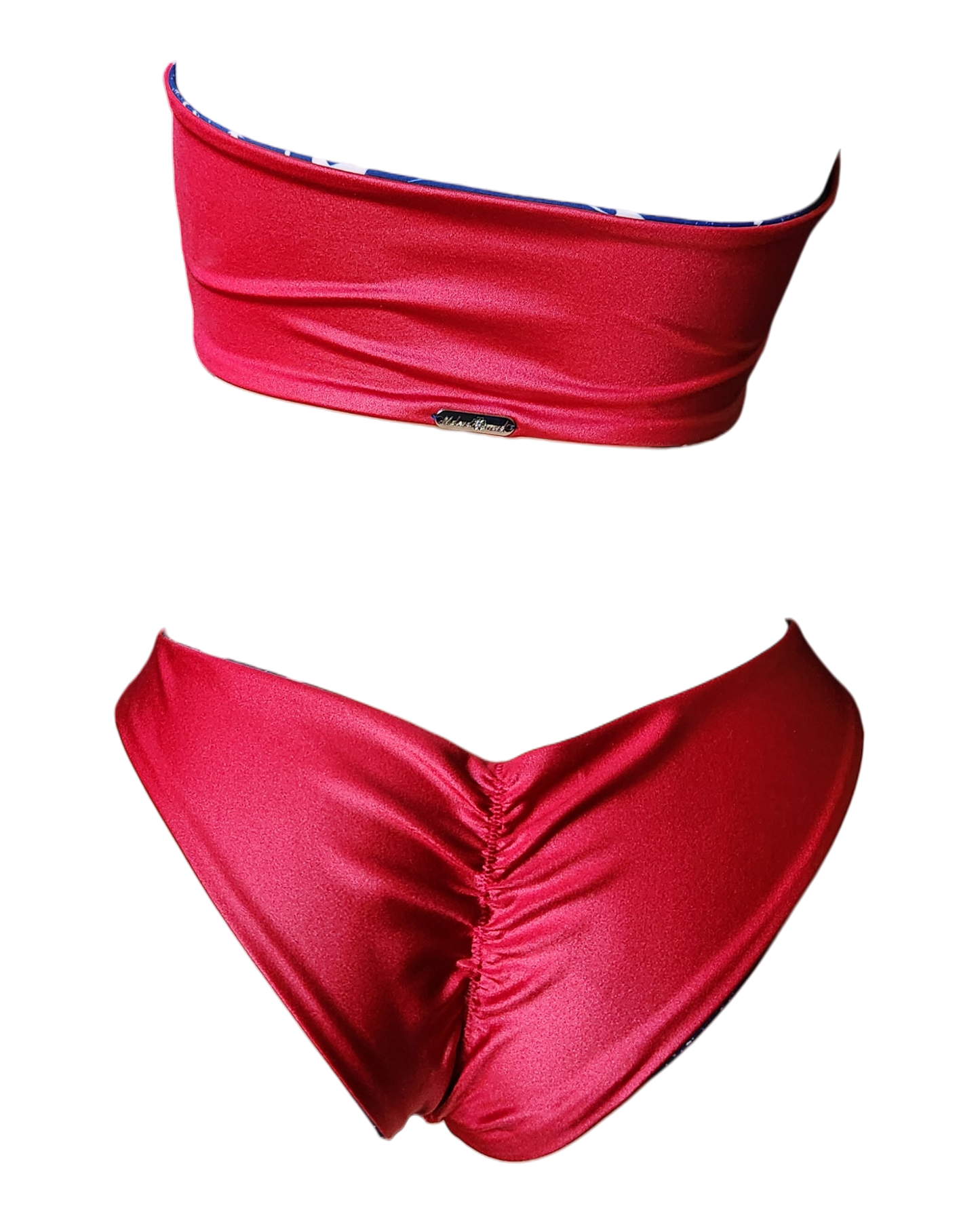 Party in the USA Reversible Vida Tube Top & Cheeky Bottom Set - Get Fit Addicted
