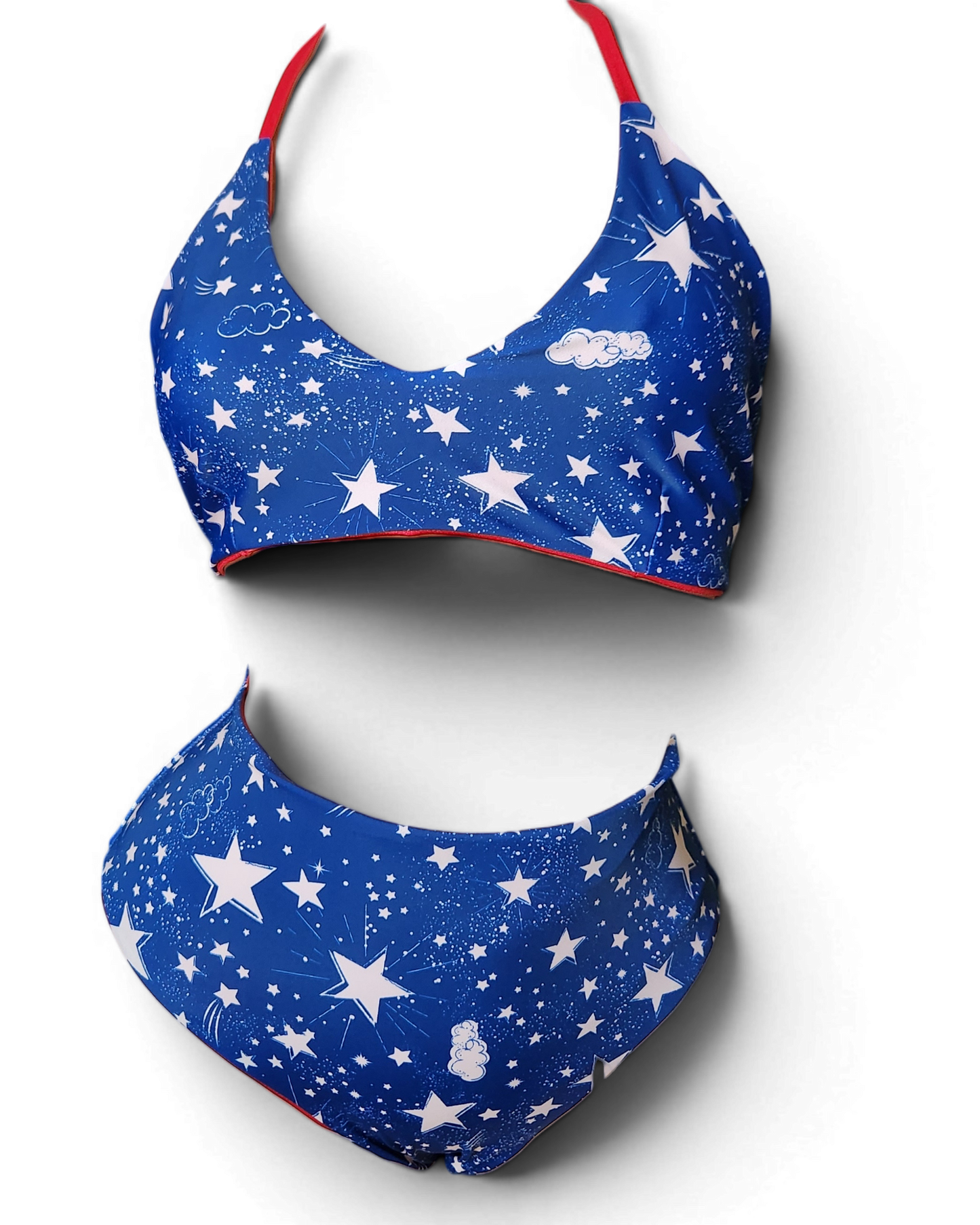 Party in the USA Elise Bikini Top & Reversible High-Waist Bottoms