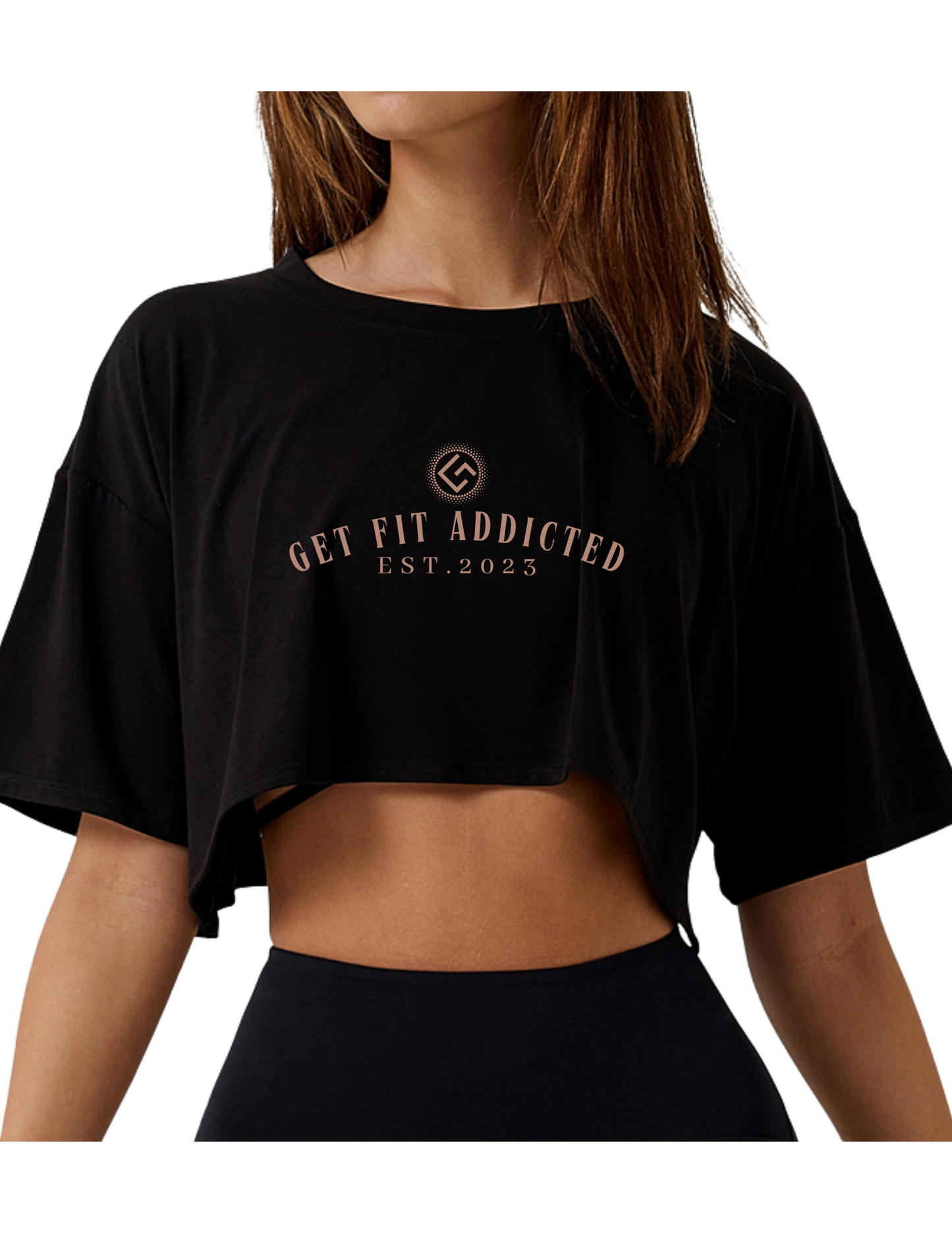 Crop Top T-shirt - By Get Fit Addicted