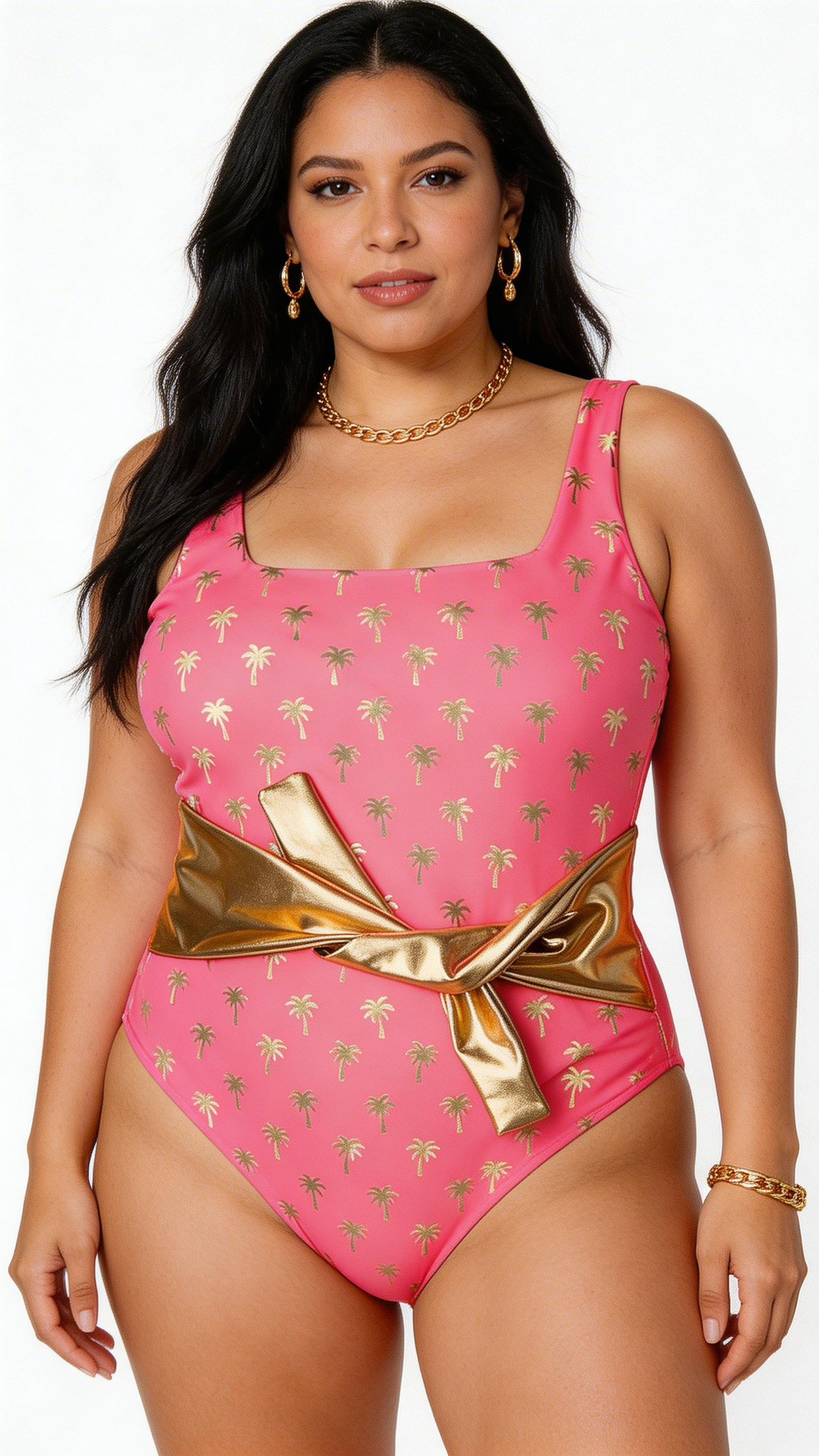 Palm Beach One-Piece Full Coverage Swimsuit