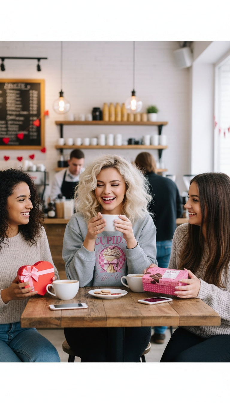 Cupid's Coffee Club Crewneck Sweatshirt